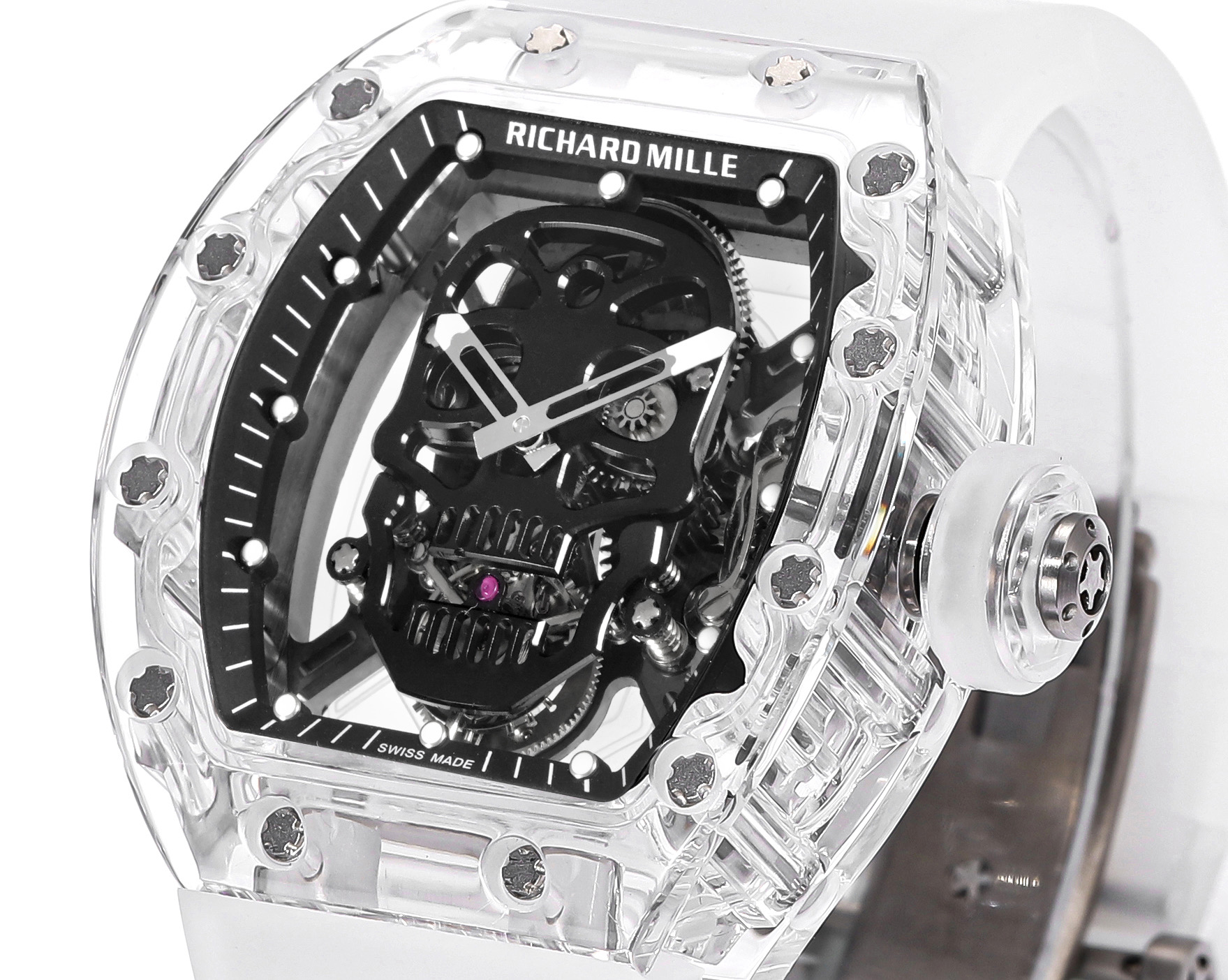 Richard Mille RM 052 RM052 Rubber strap Tourbillon MS Factory Configuration 3C3C4B 1:1 Superclone - Image 22