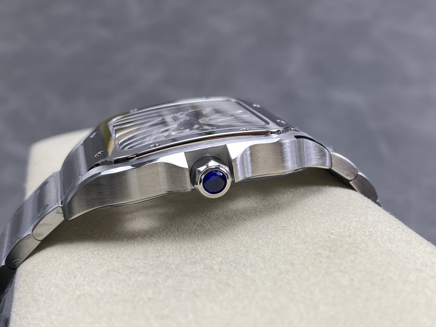 Cartier Santos de Cartier Skeleton Stainless-steel bracelet Configuration 81CD00 1:1 Superclone - Image 4