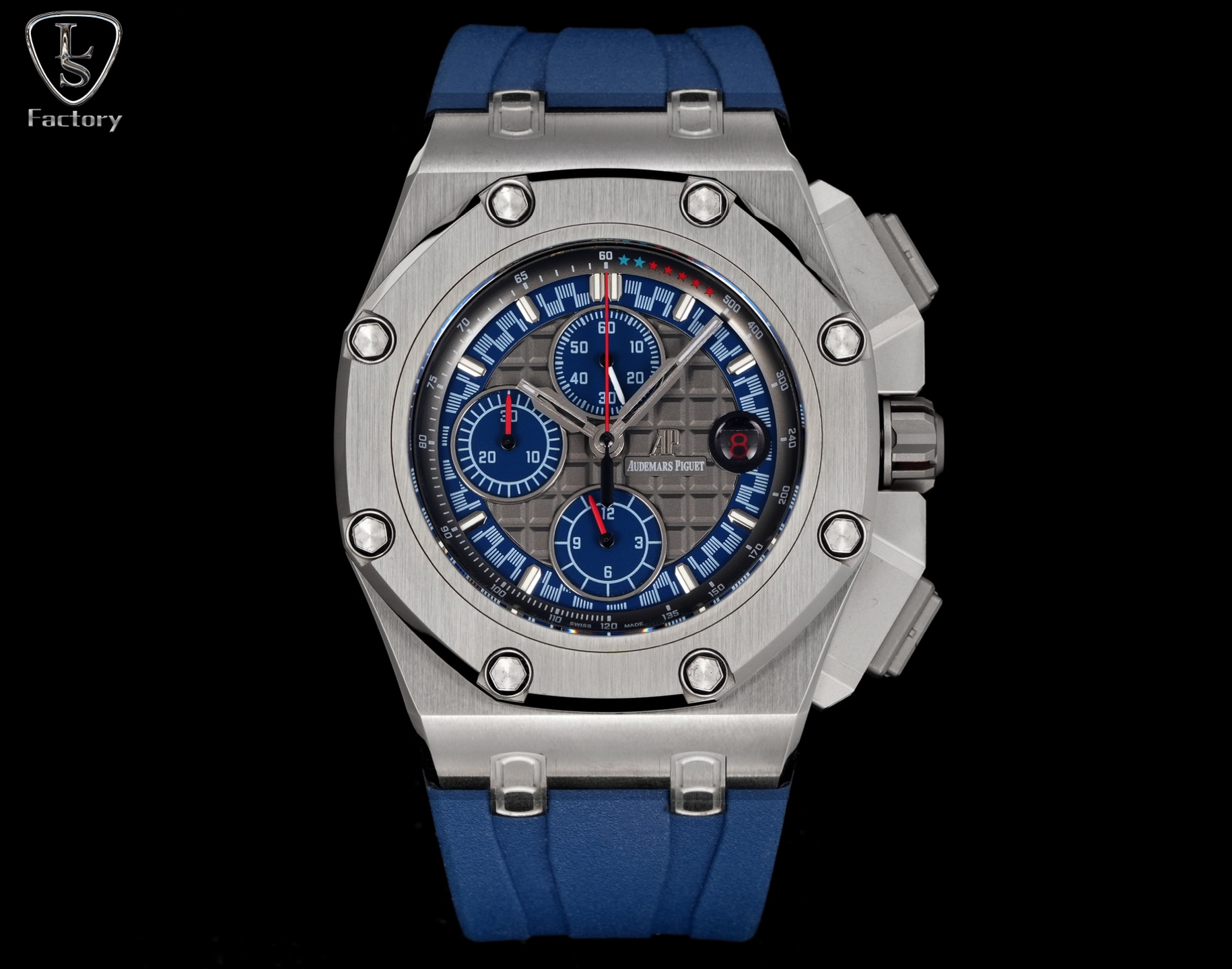 Audemars Piguet Royal Oak Offshore 26568PM Stainless steel Rubber strap 44 mm Chronograph LS Factory Configuration C957D1 1:1 Superclone - Image 3