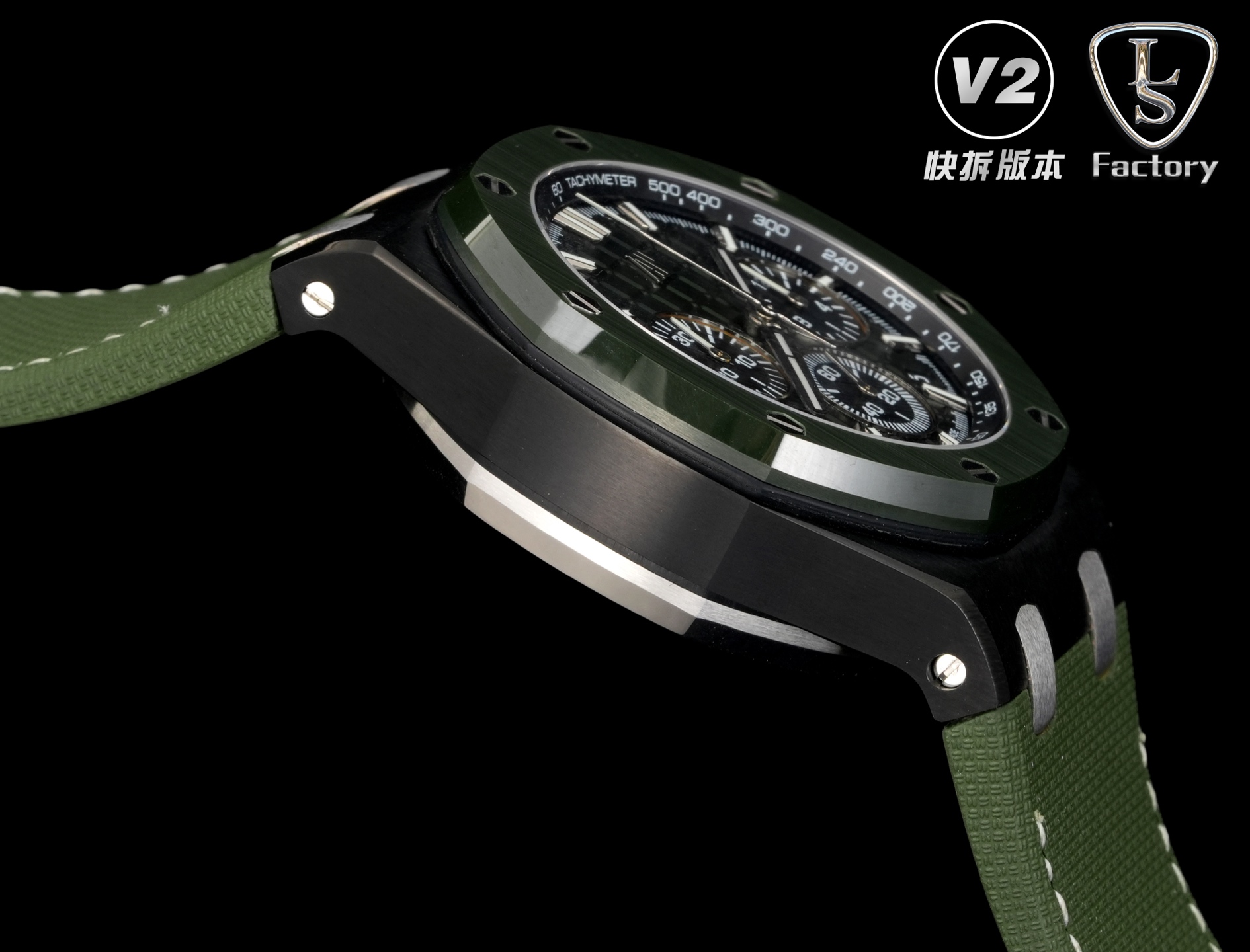 Audemars Piguet Royal Oak Offshore 26420 316 Stainless Steel Rubber strap 43 mm Date display Configuration C75B61 1:1 Superclone - Image 7