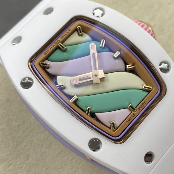 Richard Mille RM 07 RM07 Ceramic Pink Configuration 54D9E5 1:1 Superclone