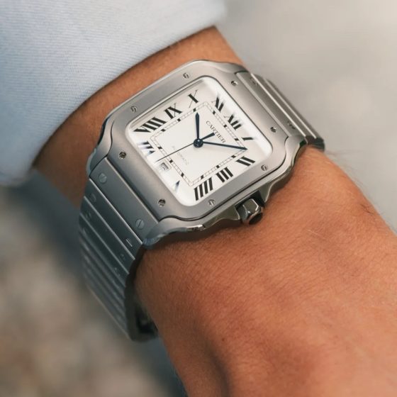 Cartier Santos White Titanium Configuration E1DA4E 1:1 Superclone