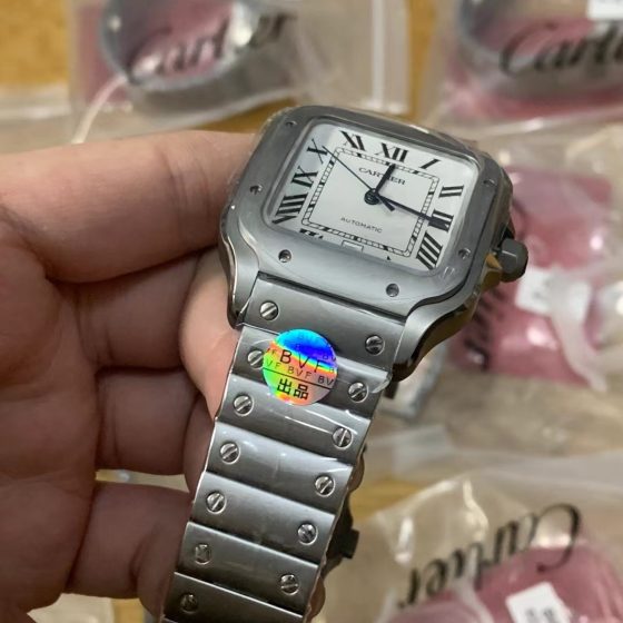 Cartier Santos White Titanium White dial 1:1 Superclone