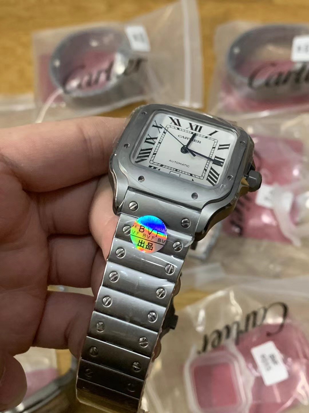 Cartier Santos White Titanium White dial 1:1 Superclone
