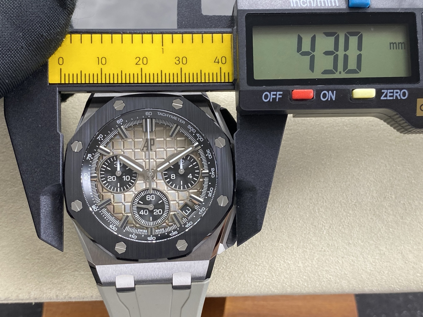 Audemars Piguet Royal Oak Offshore Stainless steel Rubber strap DDF Factory Configuration D0D88A 1:1 Superclone - Image 9