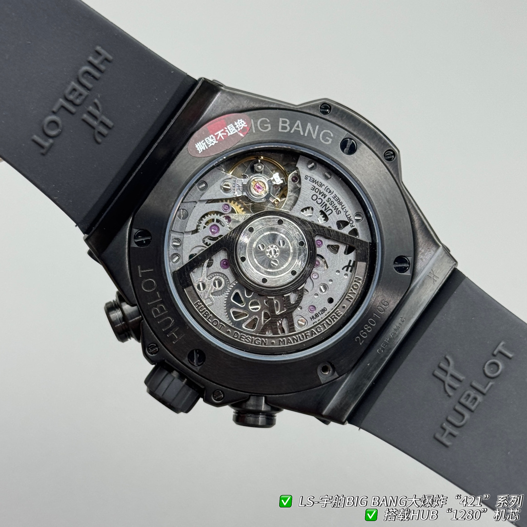 Hublot Big Bang Rubber strap 44 mm Chronograph LS Factory Configuration 949DE0 1:1 Superclone
