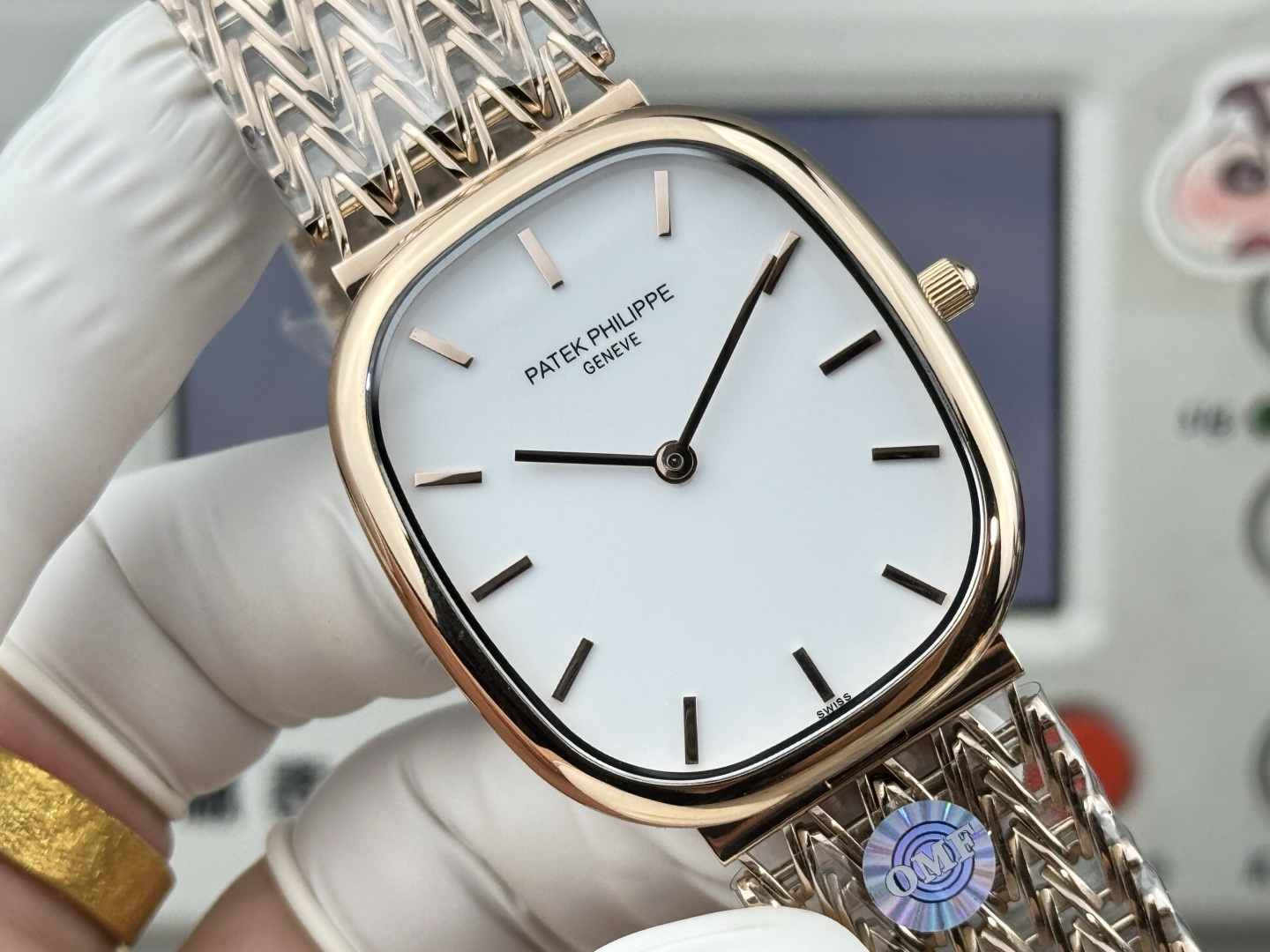 Patek Philippe Golden Ellipse Automatic OMF Factory Configuration 5EE6A8 1:1 Superclone - Image 5