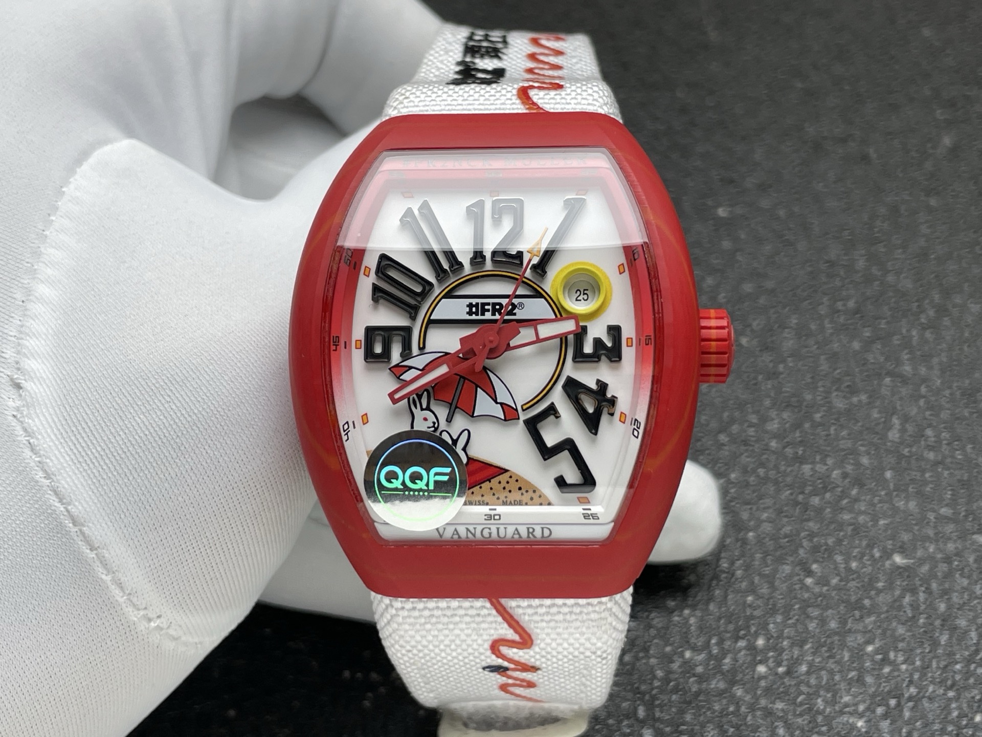 Franck Muller Vanguard V41 Carbon composite 41 mm Date display QQF Factory Configuration 9C546F 1:1 Superclone - Image 3