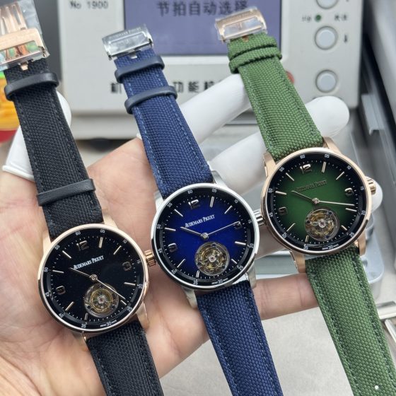 Audemars Piguet Code 11.59 26396 Stainless steel Fabric strap 42 mm Tourbillon Configuration 119AEA 1:1 Superclone