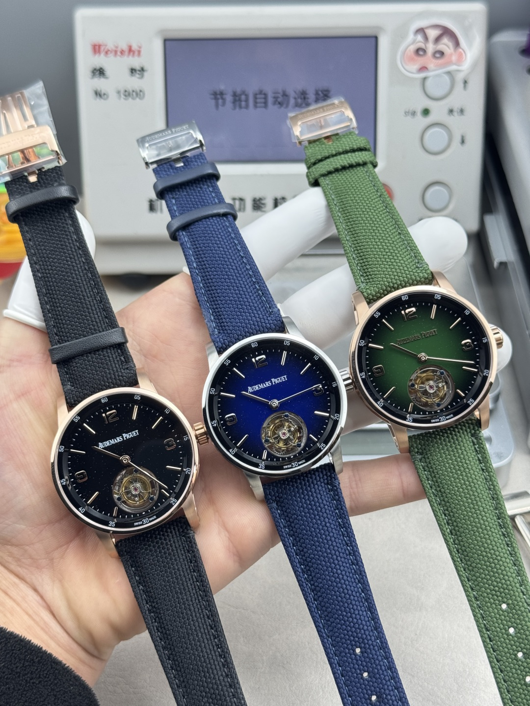 Audemars Piguet Code 11.59 26396 Stainless steel Fabric strap 42 mm Tourbillon Configuration 119AEA 1:1 Superclone