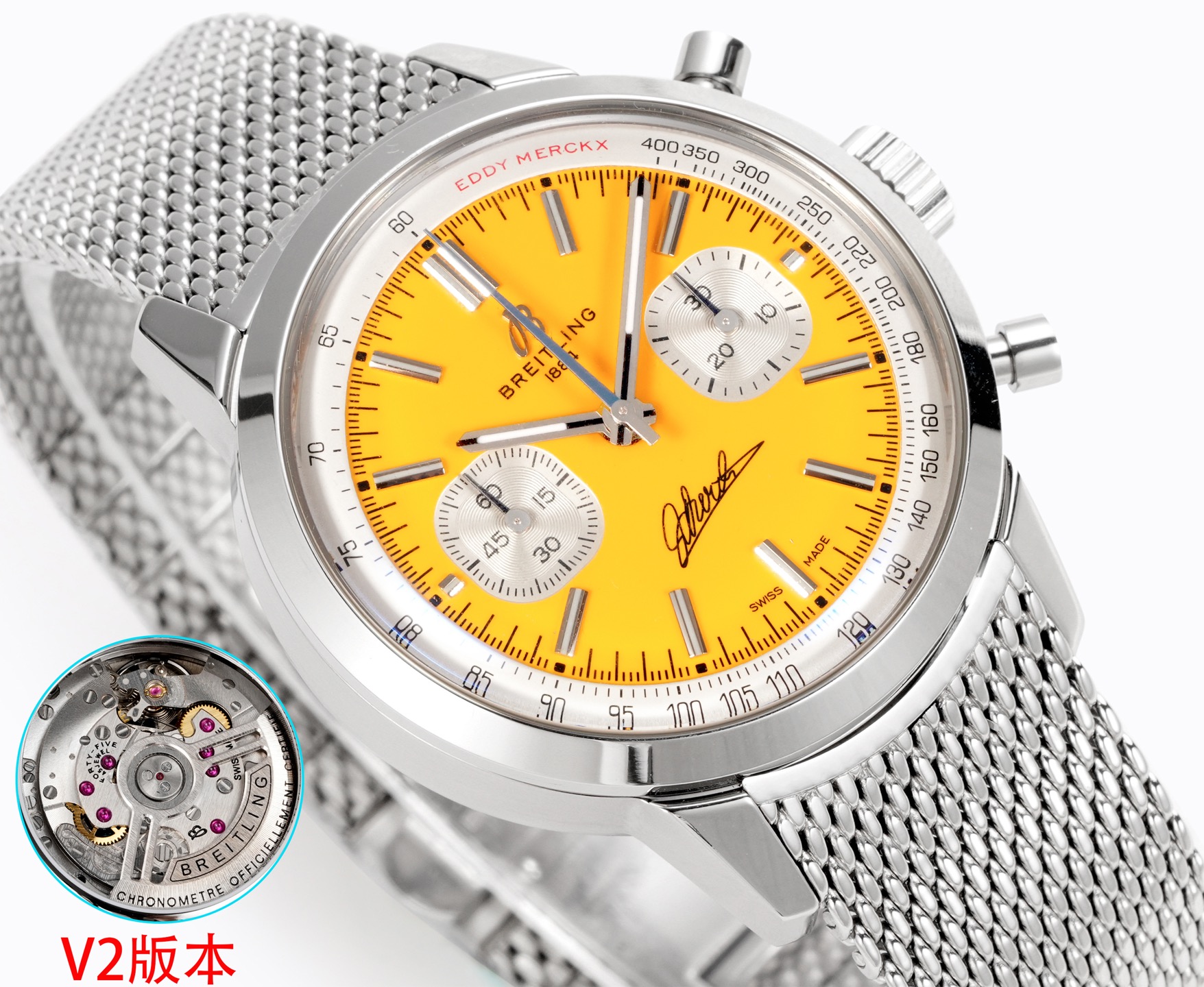 Breitling Navitimer Stainless steel Black dial 41 mm Chronograph BLS Factory Configuration 5531A7 1:1 Superclone - Image 9