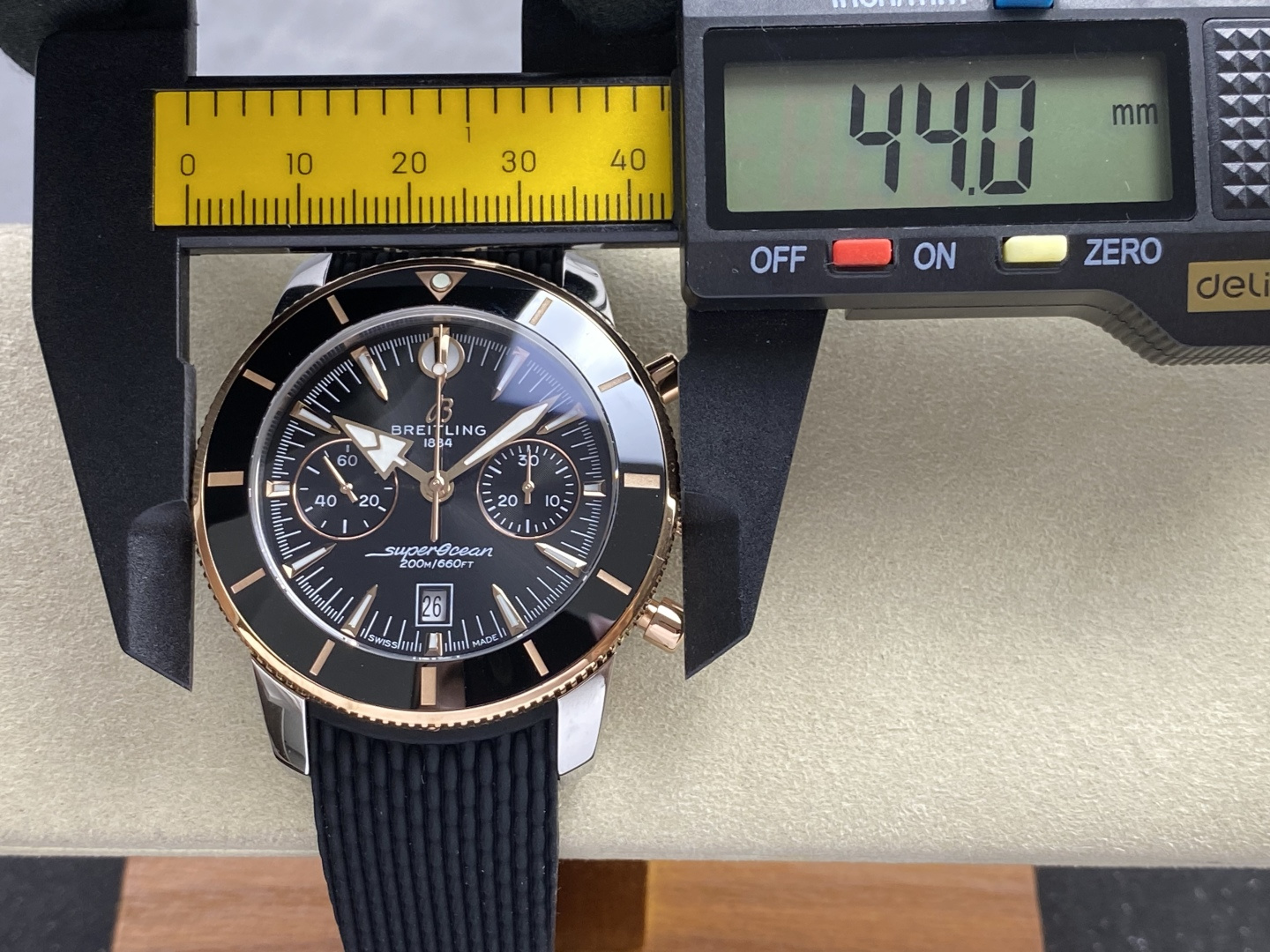 Breitling Superocean Heritage Rubber strap Chronograph BLS Factory Configuration 96C01F 1:1 Superclone - Image 11