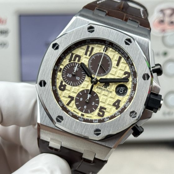 Audemars Piguet Royal Oak Offshore 26470 Stainless steel Rubber strap 42 mm Chronograph LS Factory Configuration EE8772 1:1 Superclone