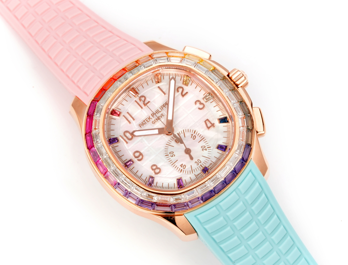 Patek Philippe Aquanaut Luce 7968/300R-001 Rainbow Chronograph 1:1 Superclone - Image 109