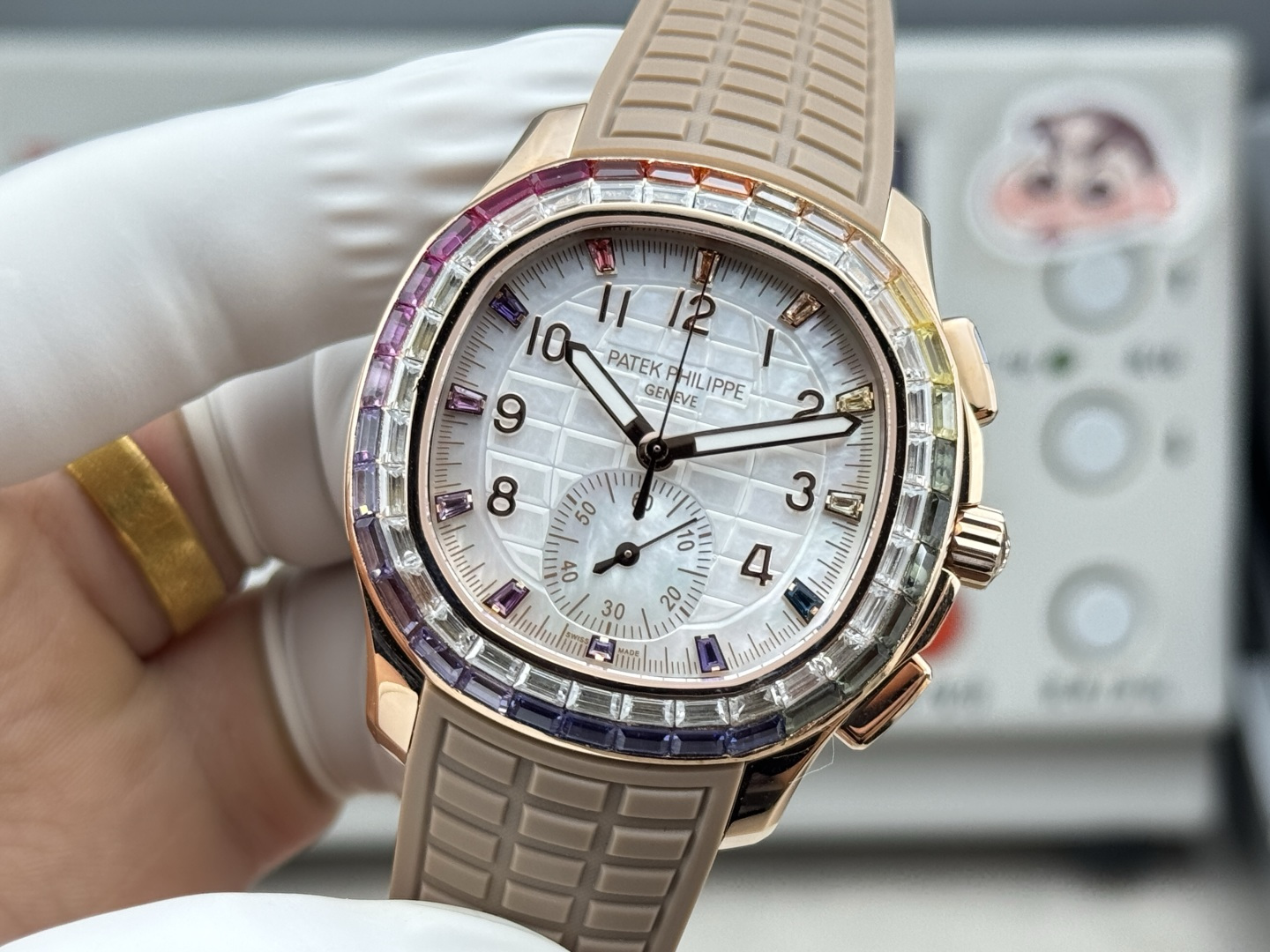 Patek Philippe Aquanaut Luce 7968/300R-001 Rainbow Chronograph 1:1 Superclone - Image 110
