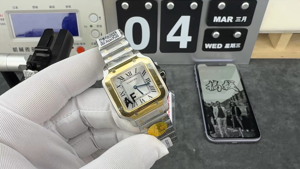 Cartier Santos 27 mm AF Factory Configuration 60AB55 1:1 Superclone
