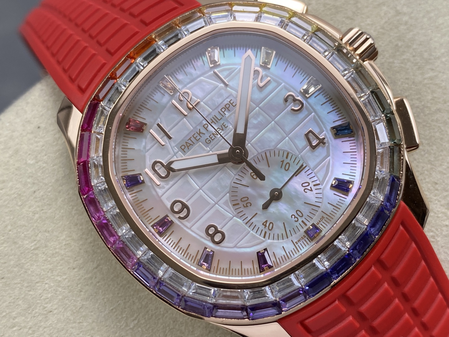 Patek Philippe Aquanaut Luce 7968/300R-001 Rainbow Chronograph 1:1 Superclone - Image 251