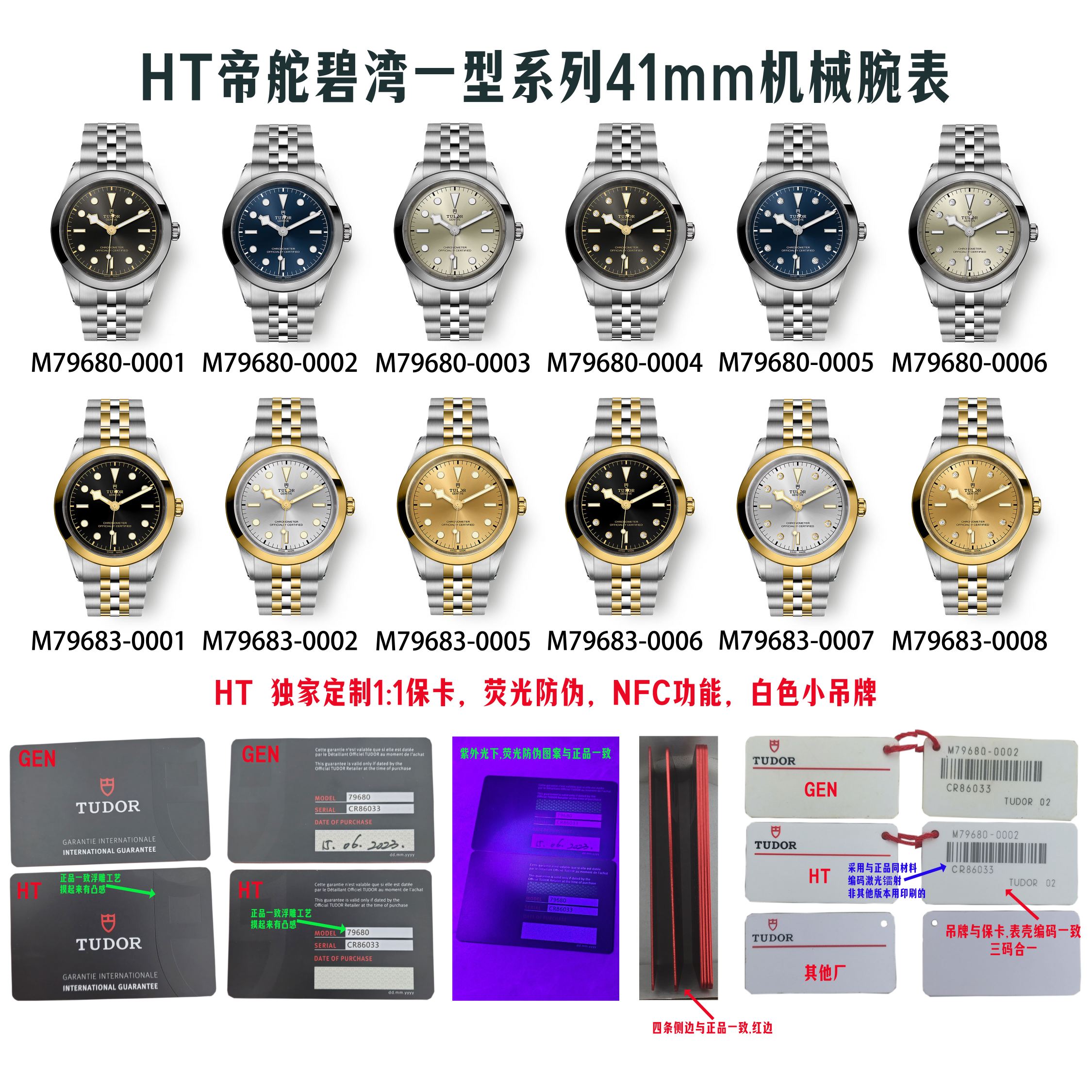 Tudor Black Bay Gold 41 mm HT Factory Configuration 37D81C 1:1 Superclone - Image 2
