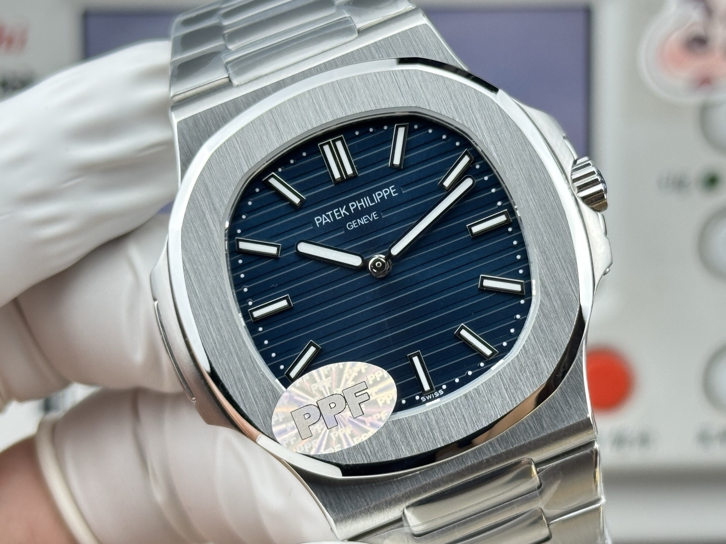Patek Philippe Nautilus Date. Seconde Au Centre 5811/1G-001 1:1 Superclone - Image 7