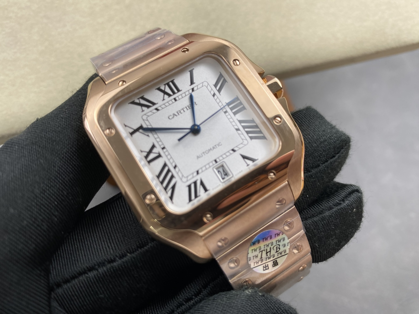 Cartier Santos 39.8 mm THB Factory Configuration 7AE1CF 1:1 Superclone - Image 2