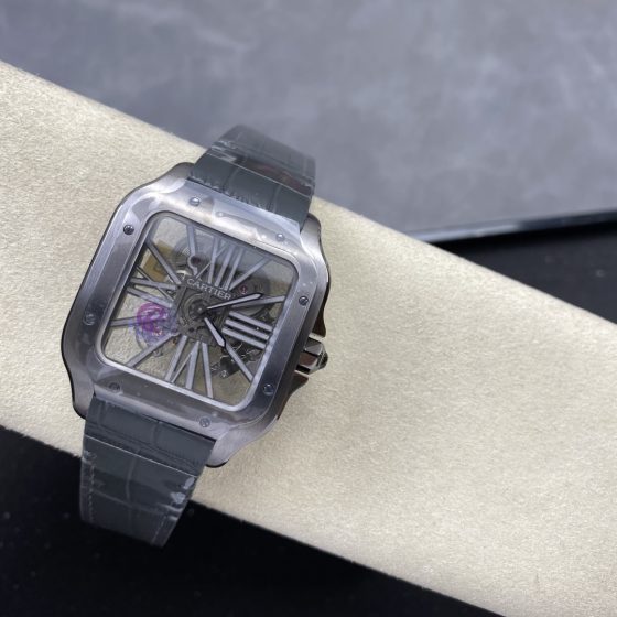 Cartier Santos de Cartier Skeleton 39.8 mm AF Factory Configuration FAF94A 1:1 Superclone