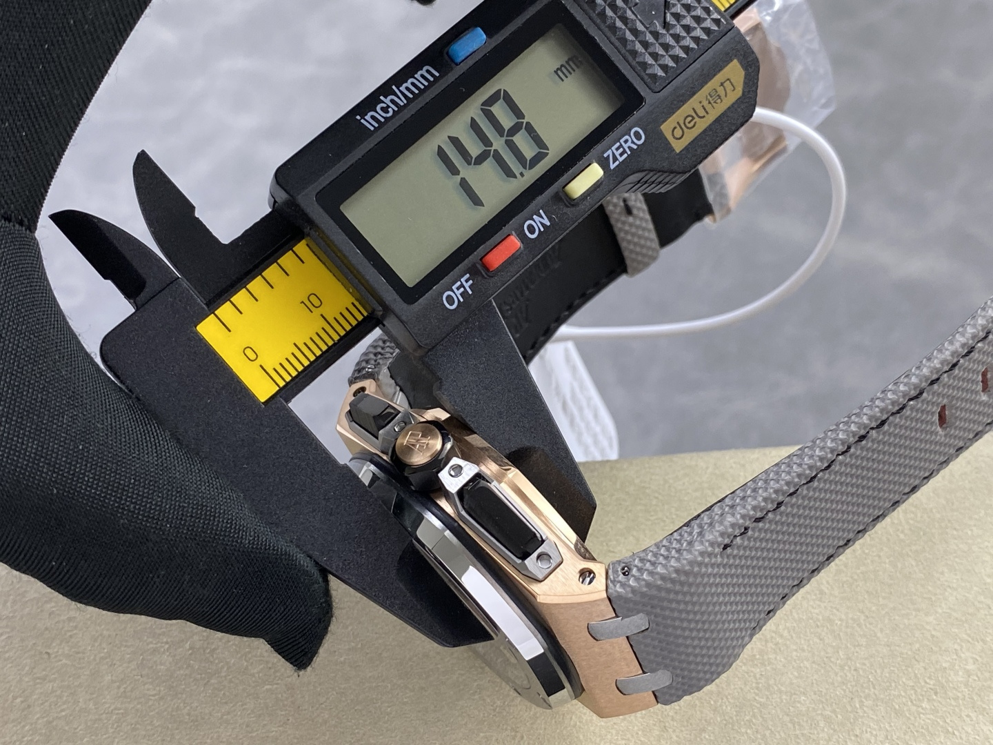 Audemars Piguet Royal Oak Offshore 26420 316 Stainless Steel Rubber strap 44 mm Date display LS Factory Configuration 0FE38B 1:1 Superclone - Image 15