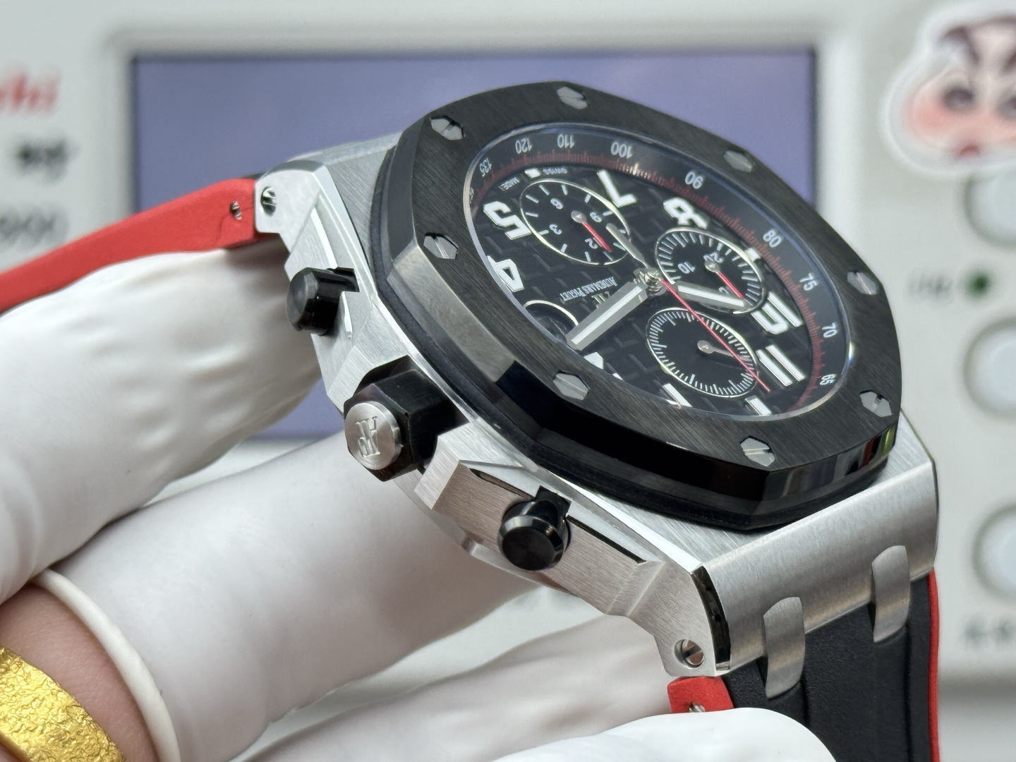 Audemars Piguet Royal Oak Offshore 26470 Stainless steel Rubber strap 42 mm Chronograph LS Factory Configuration 150FA6 1:1 Superclone - Image 3