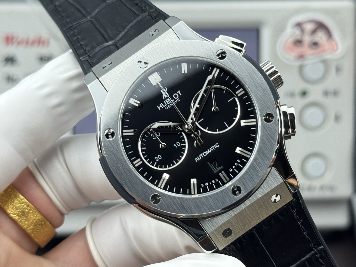 Hublot Classic Fusion Stainless steel 45 mm Chronograph Configuration 8BA38F 1:1 Superclone - Image 4