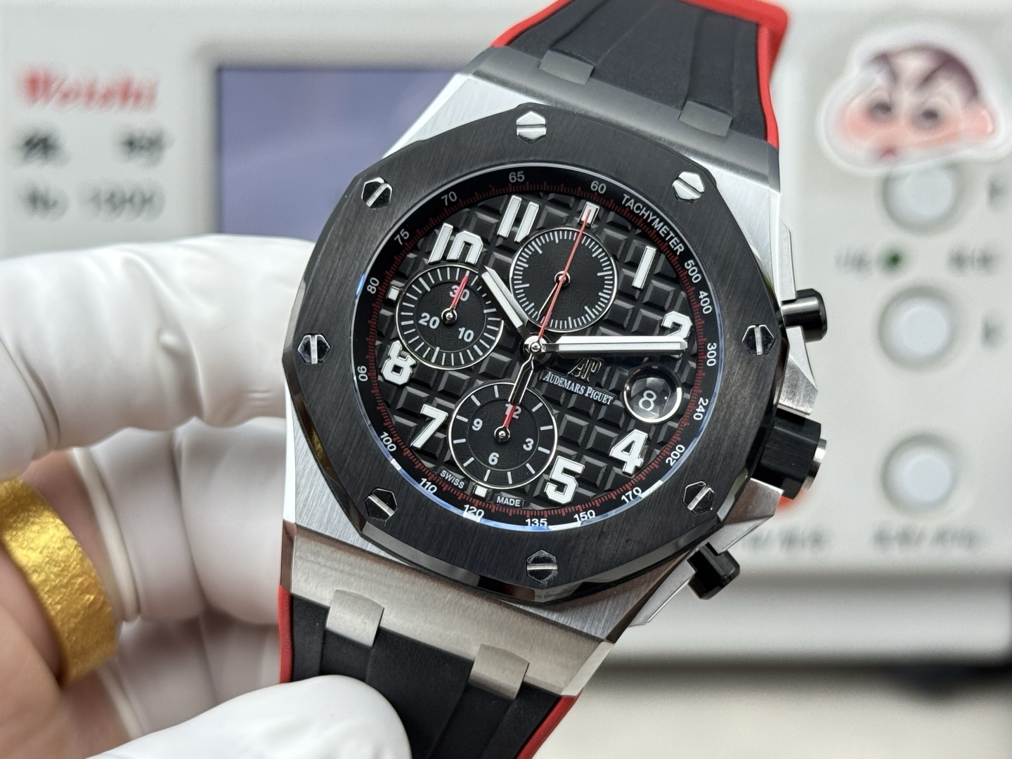 Audemars Piguet Royal Oak Offshore 26470 Stainless steel Rubber strap 42 mm Chronograph LS Factory Configuration 150FA6 1:1 Superclone - Image 2