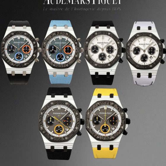Audemars Piguet Royal Oak 26240 Carbon composite Chronograph Configuration 48FA1B 1:1 Superclone
