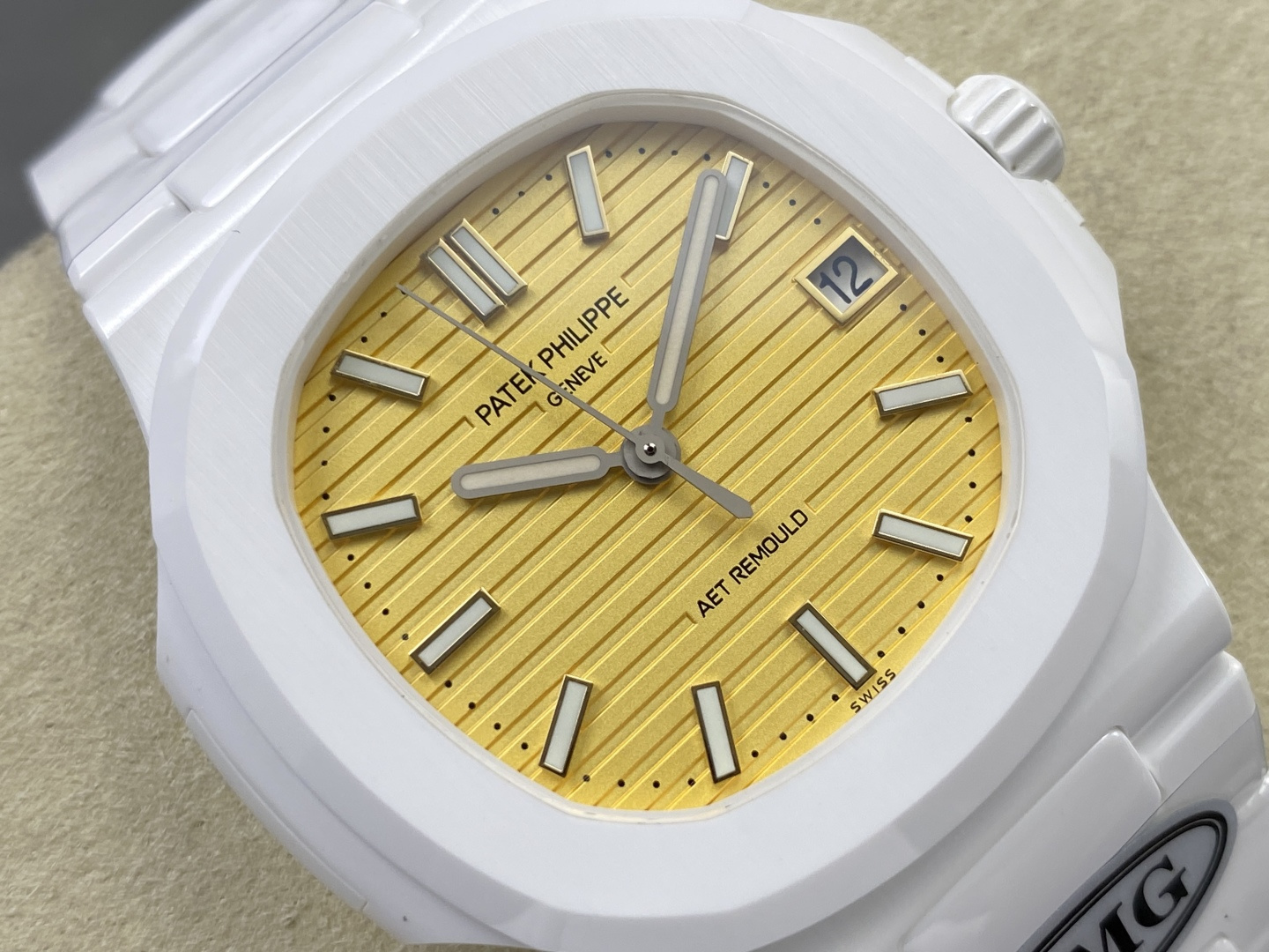 Patek Philippe Nautilus 5711 Ceramic Blue dial 40 mm Configuration EB5B1C 1:1 Superclone