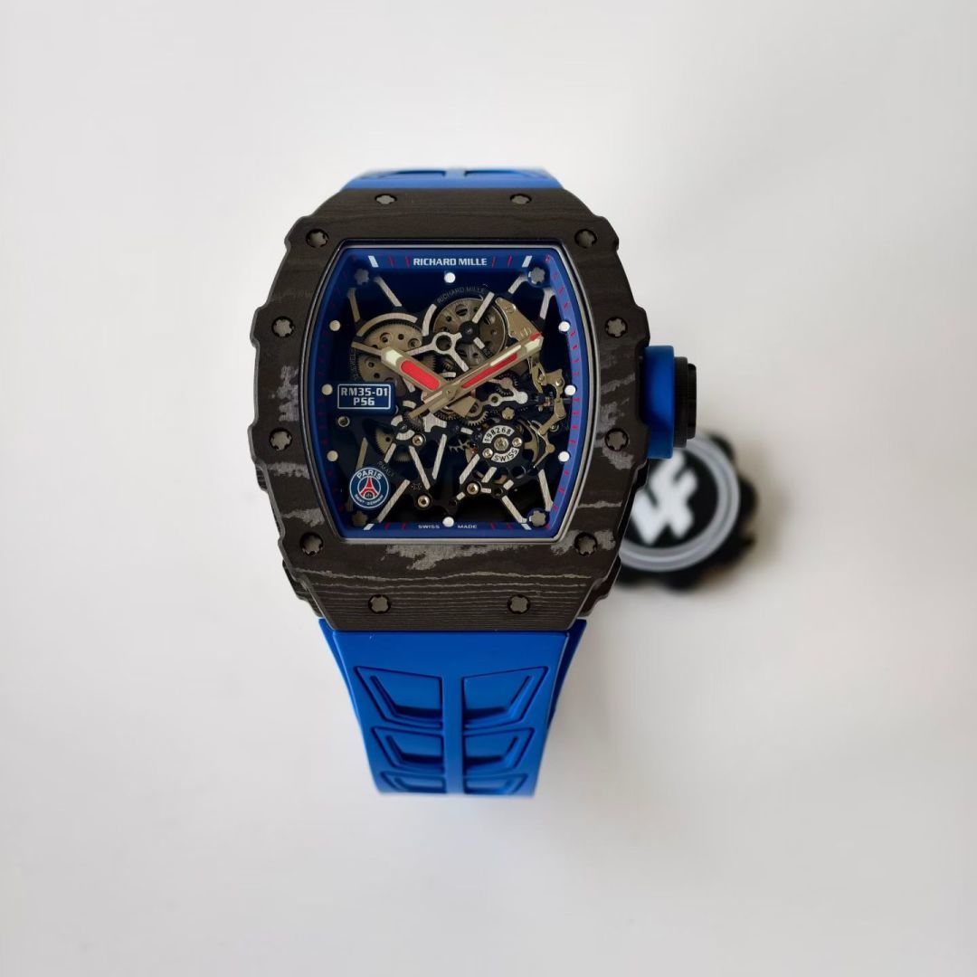 Richard Mille RM 035 RM35-01 Rubber strap 50 x 14 mm ZF Factory Configuration E622ED 1:1 Superclone - Image 6