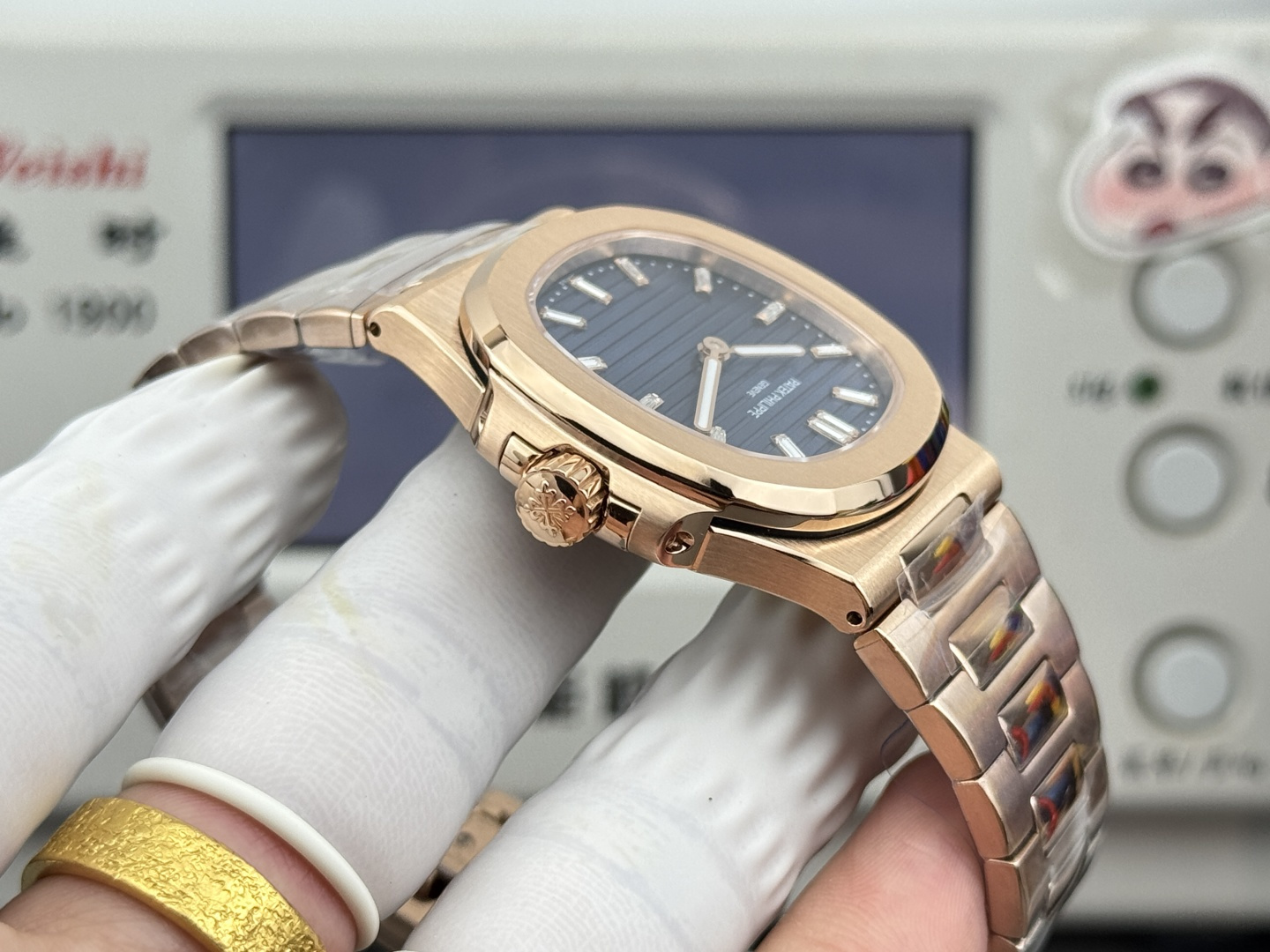 Patek Philippe Nautilus Blue dial Tourbillon BLS Factory Configuration 8A732C 1:1 Superclone - Image 8