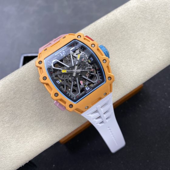 Richard Mille RM 035 RM35 Carbon composite 43.15 x 49.95 mm Skeleton / openworked CLEAN Factory Configuration 09FB4D 1:1 Superclone