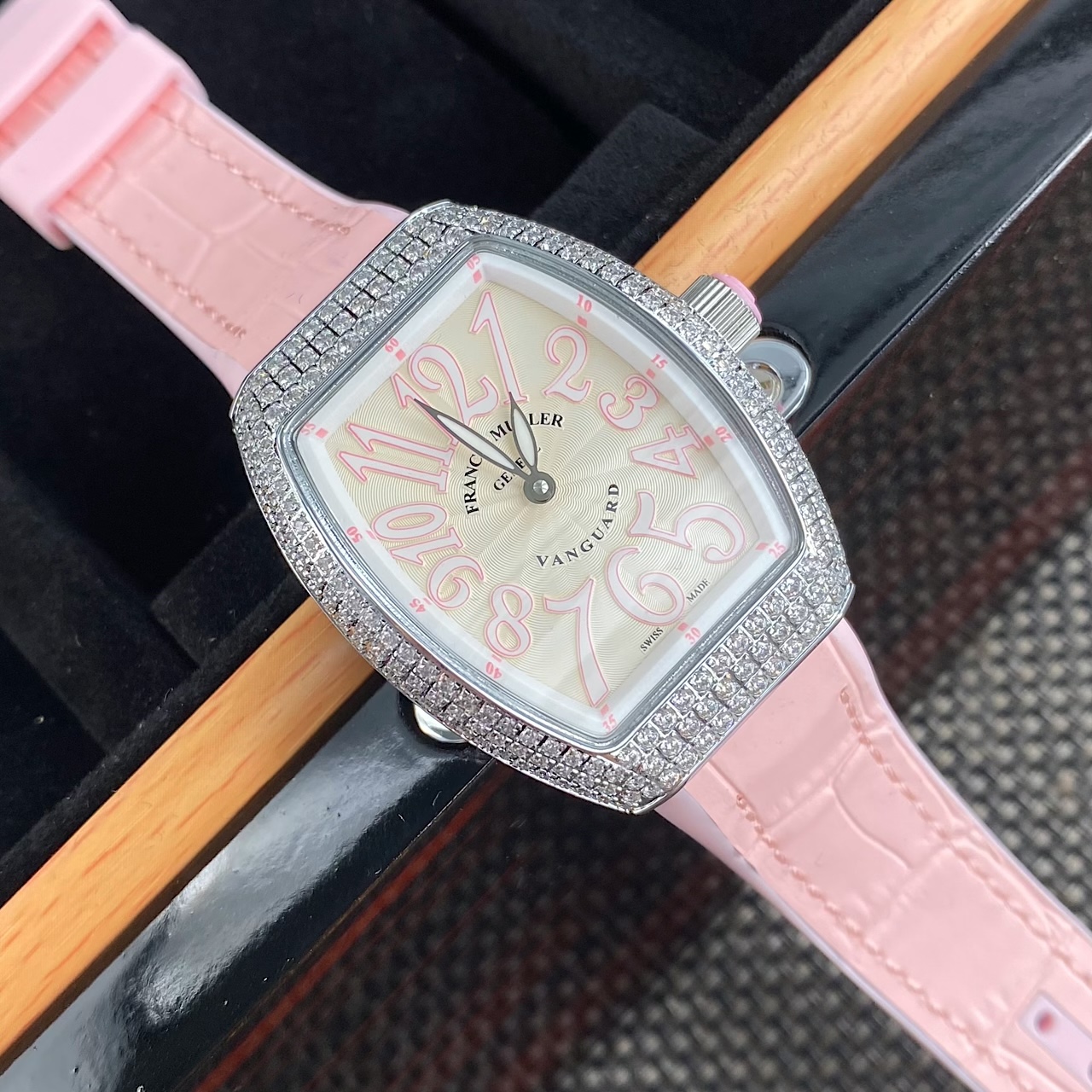 Franck Muller Vanguard V32 Leather strap 42.3 mm Configuration 0C15B9 1:1 Superclone - Image 7
