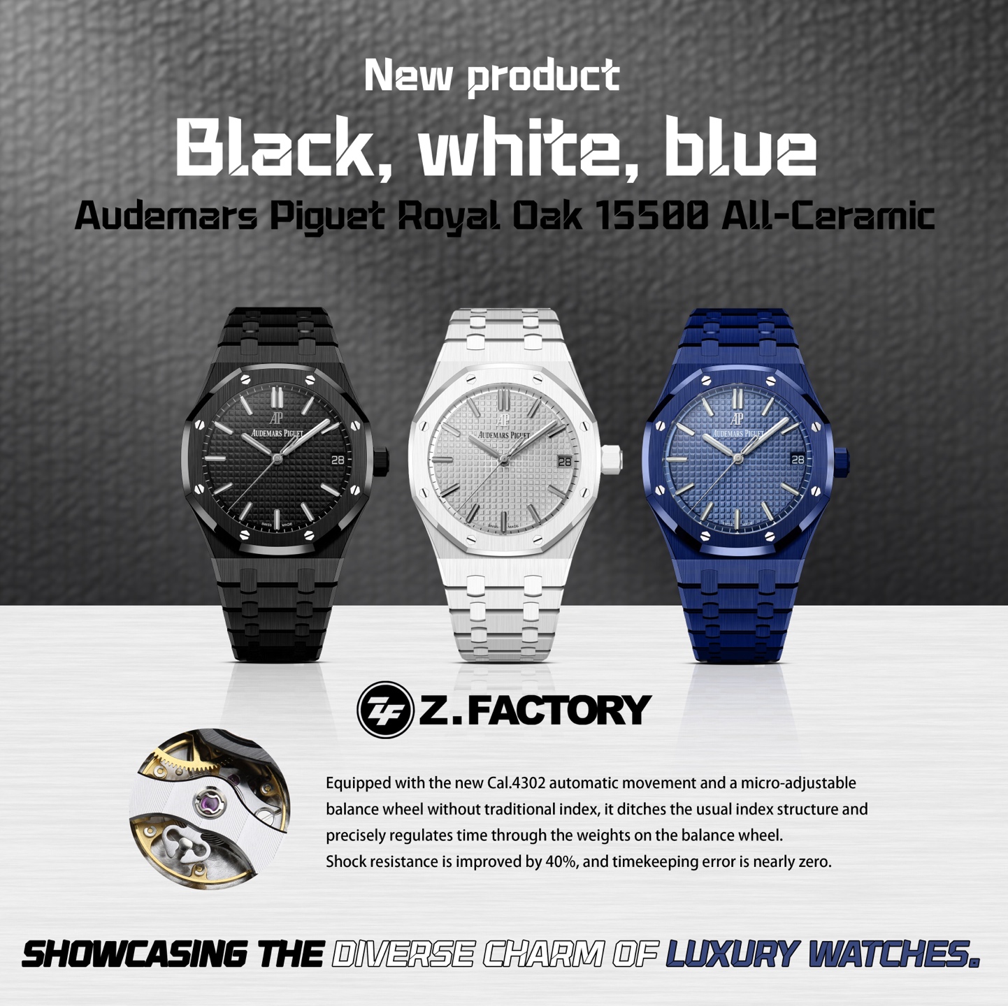 Audemars Piguet Royal Oak 15500 Ceramic 1:1 Superclone