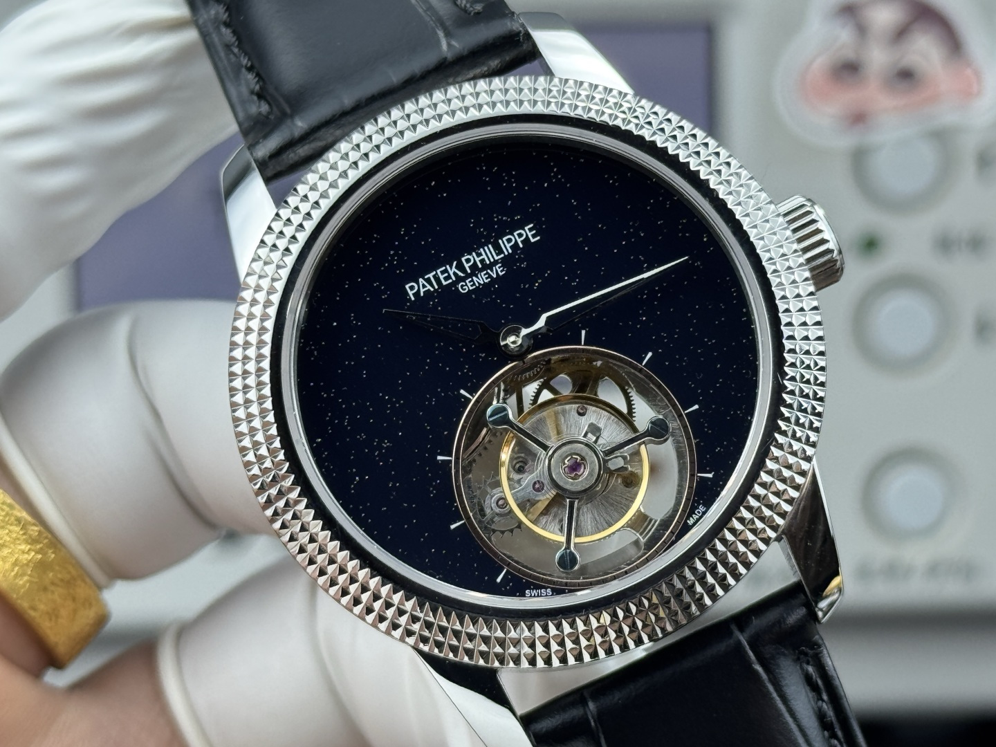 Patek Philippe Grand Complications 42 mm Tourbillon Manual-wind Configuration F09B8B 1:1 Superclone - Image 7