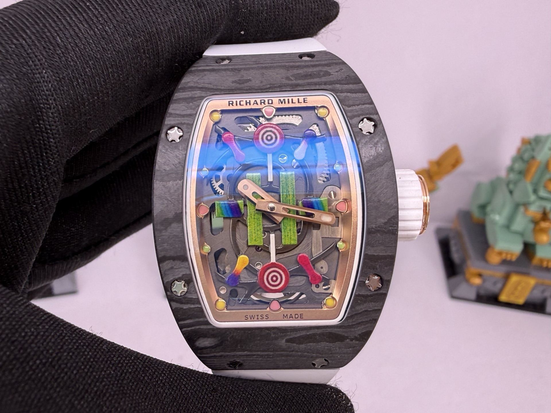 Richard Mille RM 07 RM07-03 Carbon composite Configuration E56B05 1:1 Superclone - Image 3