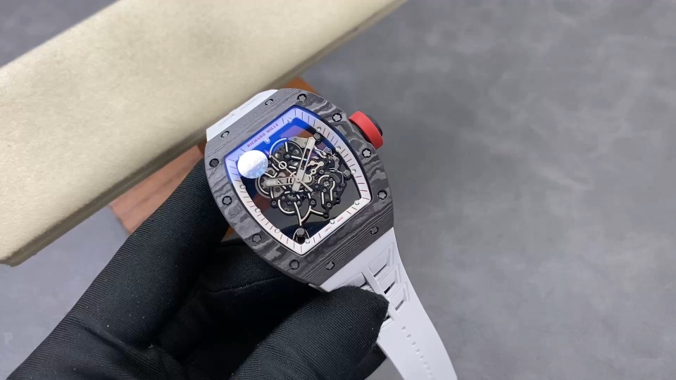 Richard Mille RM 055 RM055 Carbon composite Manual-wind ZF Factory Configuration 6A1A2B 1:1 Superclone