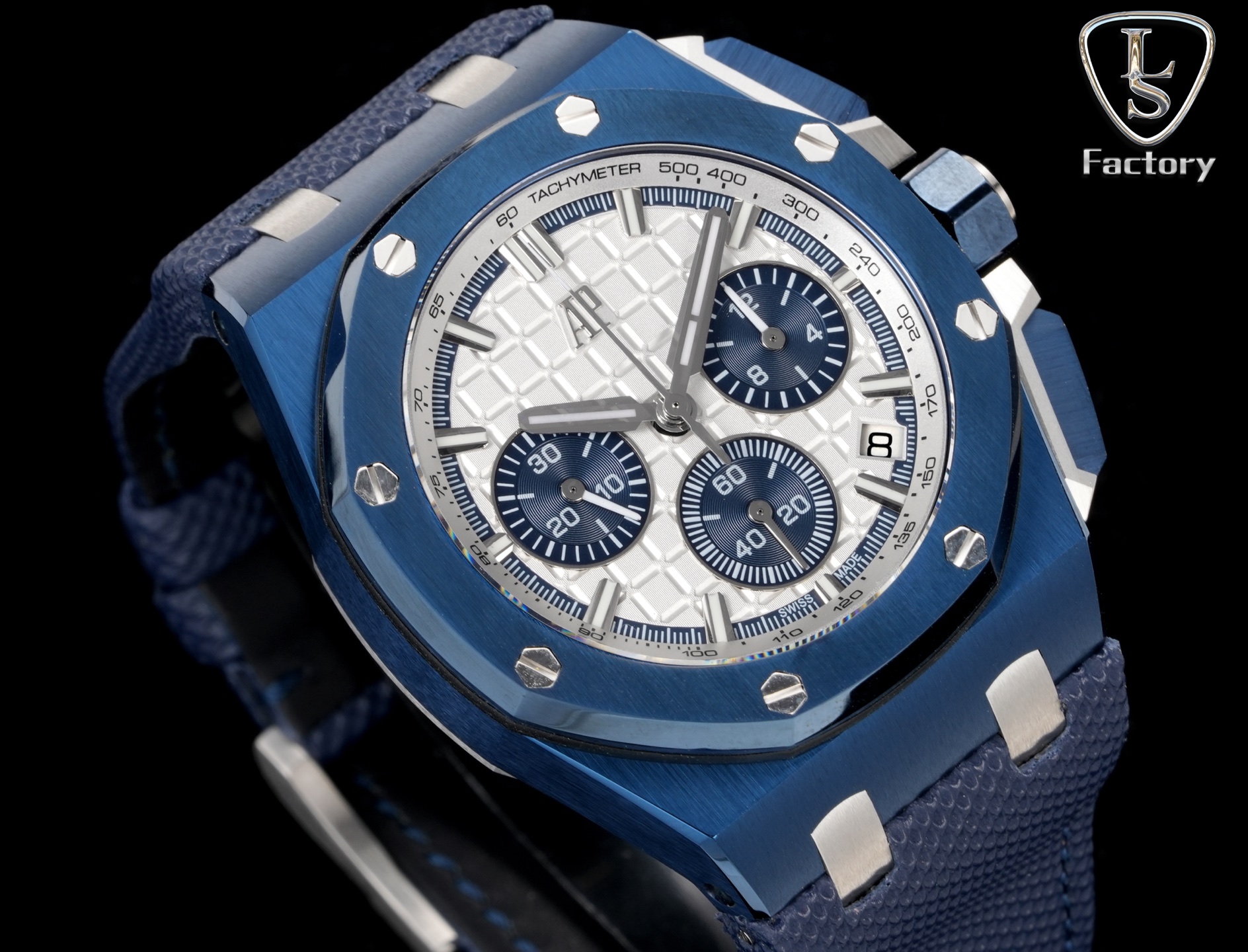 Audemars Piguet Royal Oak Offshore 26420 316 Stainless Steel Rubber strap 44 mm Date display LS Factory Configuration 7F28F1 1:1 Superclone - Image 4