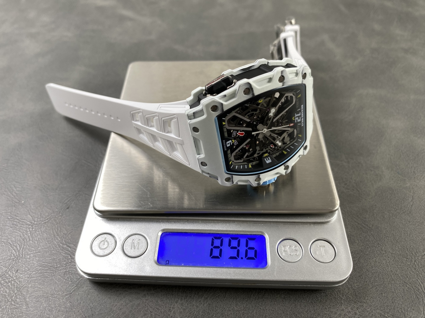 Richard Mille RM 035 RM35 Carbon composite 43.15 x 49.95 mm Skeleton / openworked CLEAN Factory Configuration 1779E8 1:1 Superclone - Image 7