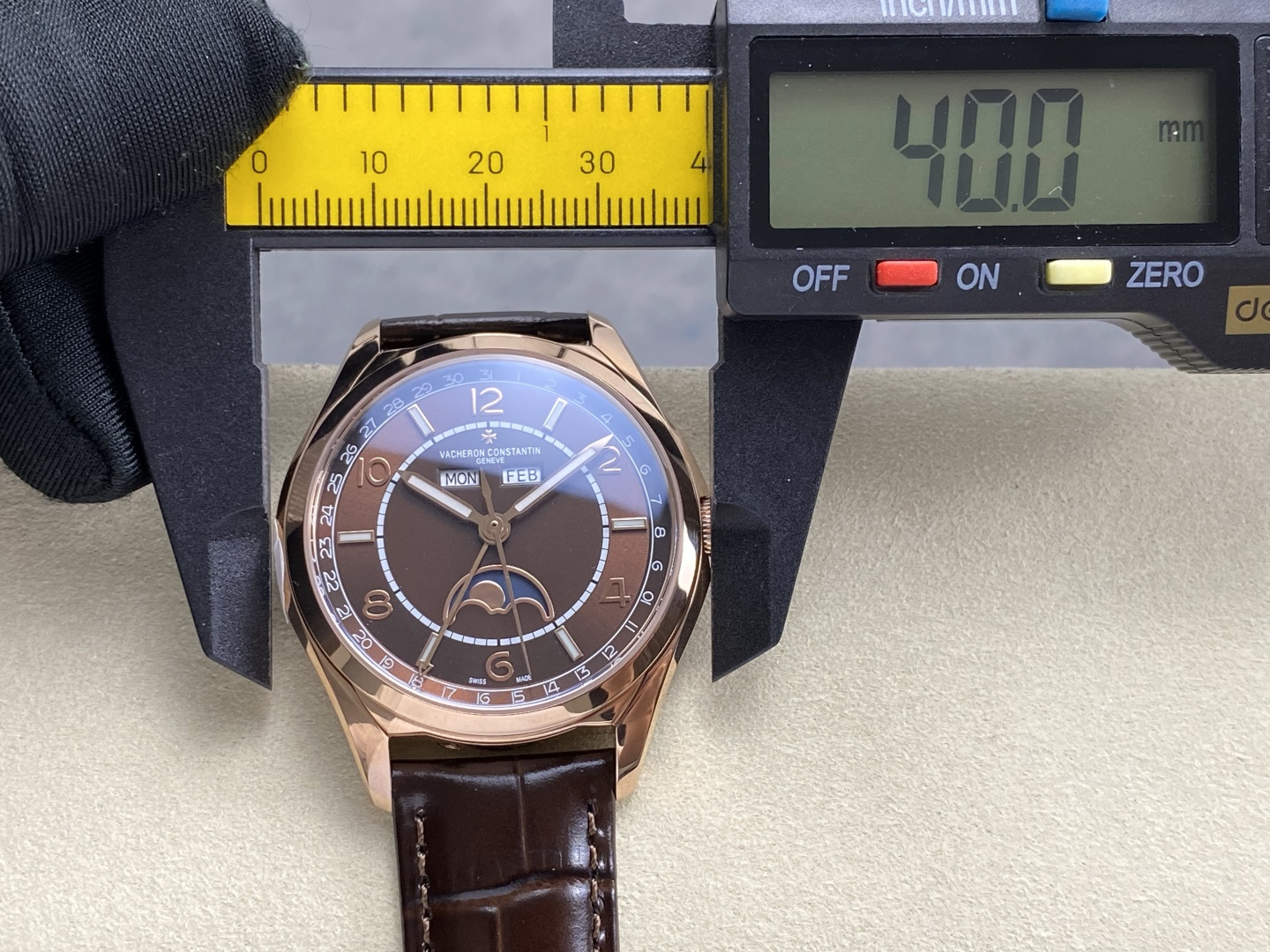 Vacheron Constantin Fiftysix 4000E/000A-B548 Leather strap 1:1 Superclone - Image 8