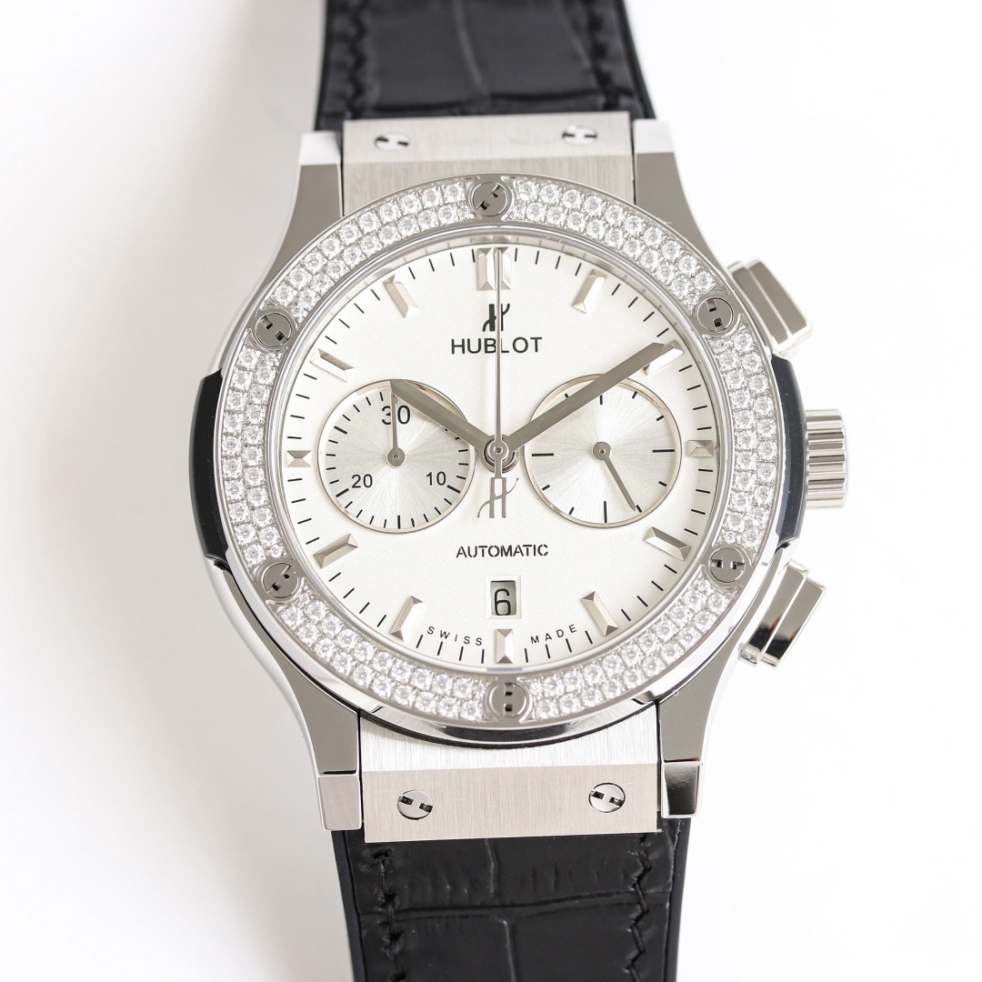 Hublot Classic Fusion Stainless steel 45 mm Chronograph Configuration 91318A 1:1 Superclone - Image 4