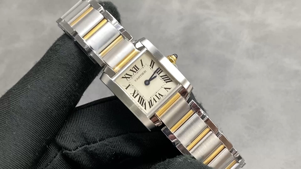 Cartier Tank Française 25 mm 8848F Factory Configuration 49DE93 1:1 Superclone