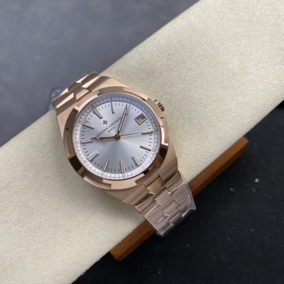 Vacheron Constantin Overseas 4500V Stainless steel Rose Stainless-steel bracelet K1 Factory Configuration D689F3 1:1 Superclone