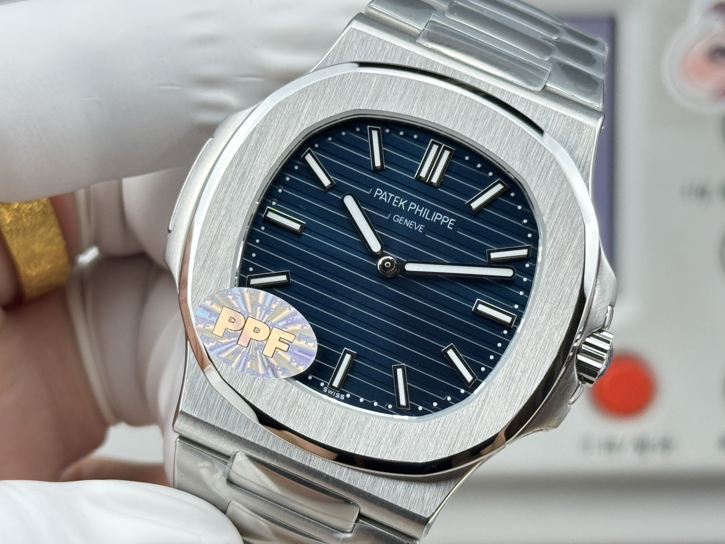 Patek Philippe Nautilus Date. Seconde Au Centre 5811/1G-001 1:1 Superclone - Image 6