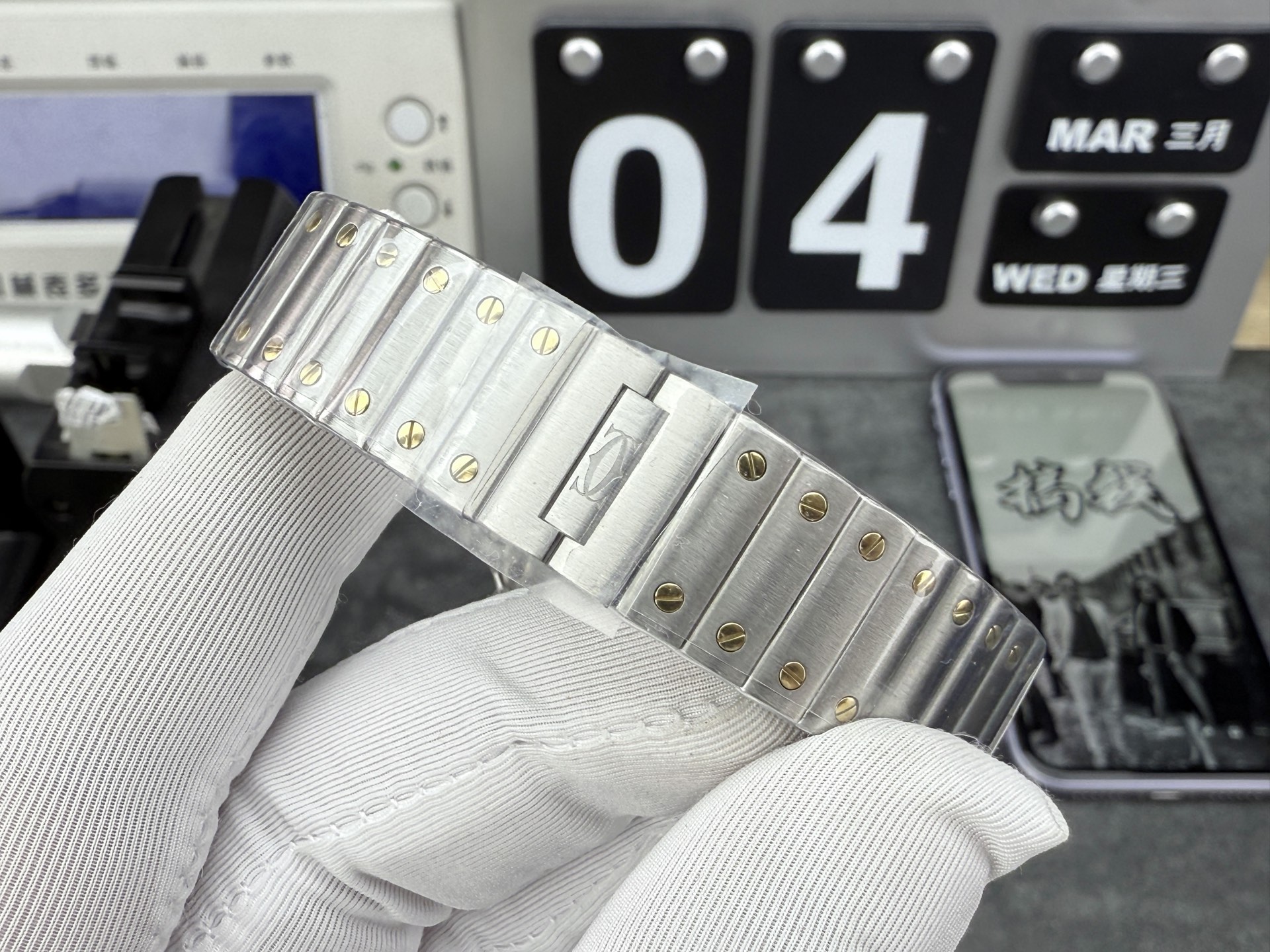 Cartier Santos 27 mm AF Factory Configuration 8F229E 1:1 Superclone - Image 2