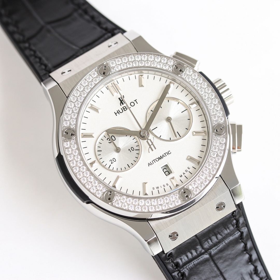 Hublot Classic Fusion Stainless steel 45 mm Chronograph Configuration 91318A 1:1 Superclone - Image 7