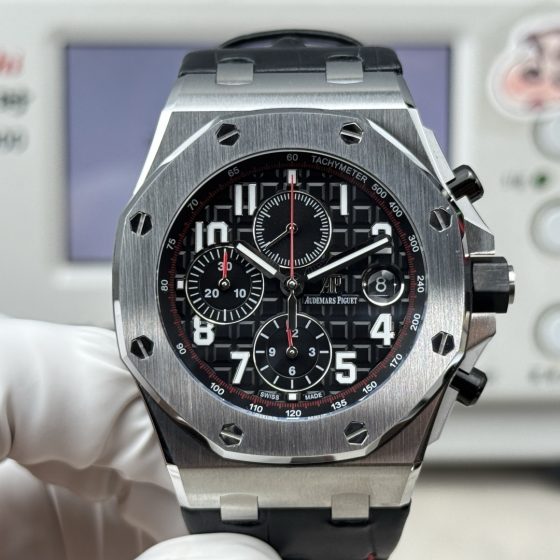 Audemars Piguet Royal Oak Offshore 26470 Stainless steel Rubber strap 42 mm Chronograph LS Factory Configuration 1AF896 1:1 Superclone
