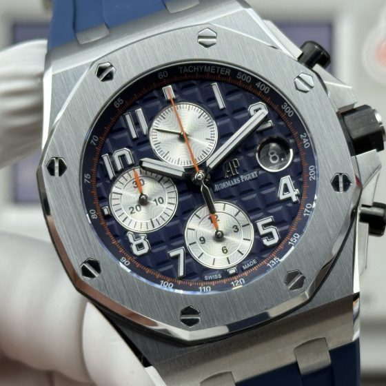 Audemars Piguet Royal Oak Offshore 26470 Stainless steel Rubber strap 42 mm Chronograph LS Factory Configuration 6A72B3 1:1 Superclone